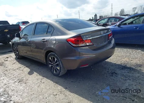 2013 Honda Civic Ex z USA, uszkodzony, nr VIN 19XFB2F87DE250684